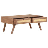NNEVL Coffee Table 100x60x40 cm Solid Mango Wood