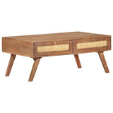 NNEVL Coffee Table 100x60x40 cm Solid Mango Wood