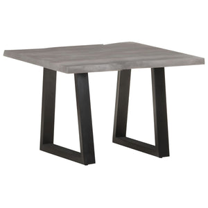 NNEVL Coffee Table with Live Edges 60x60x40 cm Solid Acacia Wood