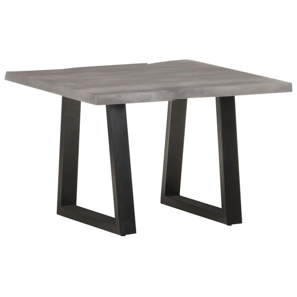 NNEVL Coffee Table with Live Edges 60x60x40 cm Solid Acacia Wood