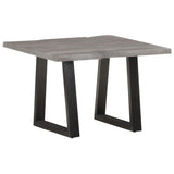NNEVL Coffee Table with Live Edges 60x60x40 cm Solid Acacia Wood
