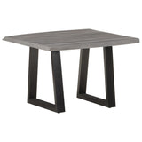 NNEVL Coffee Table with Live Edges 60x60x40 cm Solid Acacia Wood