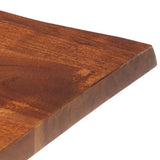 NNEVL Coffee Table with Live Edges 60x60x40 cm Solid Acacia Wood