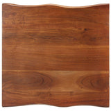 NNEVL Coffee Table with Live Edges 60x60x40 cm Solid Acacia Wood