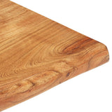 NNEVL Coffee Table with Live Edges 60x60x40 cm Solid Acacia Wood