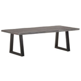 NNEVL Coffee Table with Live Edges 115x60x40 cm Solid Acacia Wood