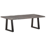 NNEVL Coffee Table with Live Edges 115x60x40 cm Solid Acacia Wood