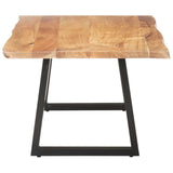 NNEVL Coffee Table with Live Edges 115x60x40 cm Solid Acacia Wood