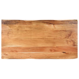 NNEVL Coffee Table with Live Edges 115x60x40 cm Solid Acacia Wood