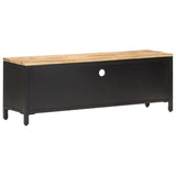 NNEVL TV Cabinet 120x30x40 cm Solid Rough Mango Wood