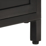 NNEVL TV Cabinet 120x30x40 cm Solid Rough Mango Wood