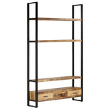 NNEVL Highboard 118x30x200 cm Solid Rough Mango Wood