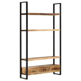 NNEVL Highboard 118x30x200 cm Solid Rough Mango Wood