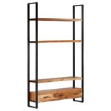 NNEVL Highboard 118x30x200 cm Solid Acacia Wood