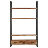NNEVL Highboard 118x30x200 cm Solid Acacia Wood