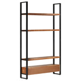 NNEVL Highboard 118x30x200 cm Solid Acacia Wood