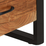 NNEVL Highboard 118x30x200 cm Solid Acacia Wood