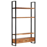 NNEVL Highboard 118x30x200 cm Solid Acacia Wood