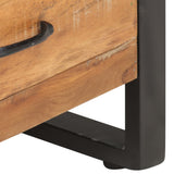NNEVL Highboard 118x30x200 cm Solid Reclaimed Wood