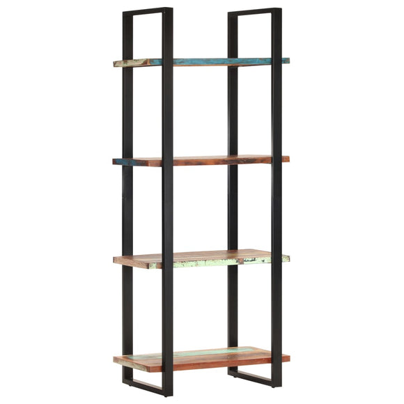 NNEVL 4-Tier Bookcase 80x40x180 cm Solid Reclaimed Wood