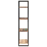 NNEVL 4-Tier Bookcase 80x40x180 cm Solid Reclaimed Wood