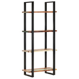 NNEVL 4-Tier Bookcase 80x40x180 cm Solid Reclaimed Wood