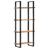 NNEVL 4-Tier Bookcase 80x40x180 cm Solid Reclaimed Wood