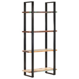 NNEVL 4-Tier Bookcase 80x40x180 cm Solid Reclaimed Wood