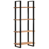 NNEVL 4-Tier Bookcase 80x40x180 cm Solid Acacia Wood