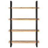 NNEVL 4-Tier Bookcase 120x40x180 cm Rough Mango Wood