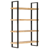 NNEVL 4-Tier Bookcase 120x40x180 cm Rough Mango Wood