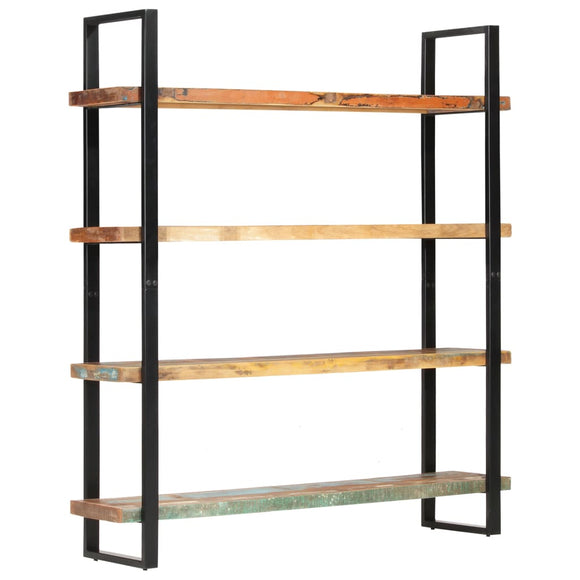 NNEVL 4-Tier Bookcase 160x40x180 cm Solid Reclaimed Wood