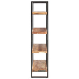 NNEVL 4-Tier Bookcase 160x40x180 cm Solid Reclaimed Wood