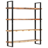 NNEVL 4-Tier Bookcase 160x40x180 cm Solid Reclaimed Wood
