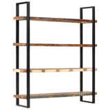 NNEVL 4-Tier Bookcase 160x40x180 cm Solid Reclaimed Wood