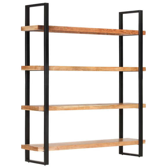 NNEVL 4-Tier Bookcase 160x40x180 cm Solid Acacia Wood