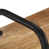 NNEVL Bench 110 cm Rough Mango Wood