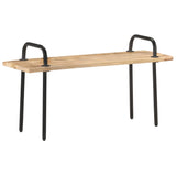 NNEVL Bench 110 cm Rough Mango Wood