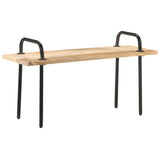 NNEVL Bench 110 cm Rough Mango Wood
