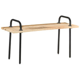 NNEVL Bench 110 cm Rough Mango Wood
