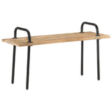 NNEVL Bench 110 cm Rough Mango Wood