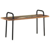 NNEVL Bench 110 cm Solid Reclaimed Wood