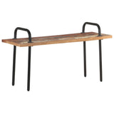 NNEVL Bench 110 cm Solid Reclaimed Wood