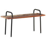 NNEVL Bench 110 cm Solid Reclaimed Wood
