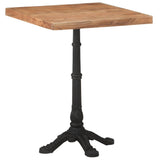 NNEVL Bistro Table 60x60x76 cm Solid Acacia Wood