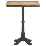 NNEVL Bistro Table 60x60x76 cm Solid Reclaimed Wood