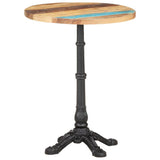 NNEVL Bistro Table Ø60x76 cm Solid Reclaimed Wood