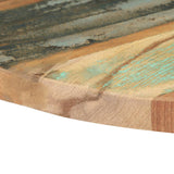 NNEVL Bistro Table Ø60x76 cm Solid Reclaimed Wood