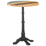 NNEVL Bistro Table Ø60x76 cm Solid Reclaimed Wood