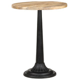 NNEVL Bistro Table Ø60x76 cm Rough Mango Wood